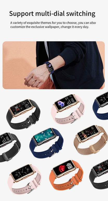 Waterproof Smartwatch for Men and Women with Heart Rate Tracker - Smarsty