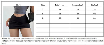 Low V Waist Fashionable Elastic Slim Solid Color Casual A-Line Skirt For Women - Smarsty
