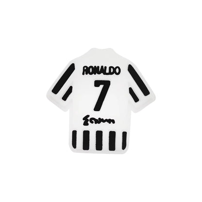 18pcs/set Soccer star Critiano Ronaldo Series for Cartoon Shoe Charms Decoration Accessories for Classic Clog Kids Gifts