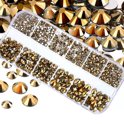 Mixed Nail Rhinestones with Shiny Clear Colors for Stunning Nail Art - Smarsty