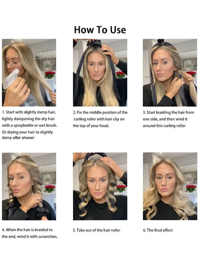 Foam No Heat Curling Iron for Big Waves - Smarsty