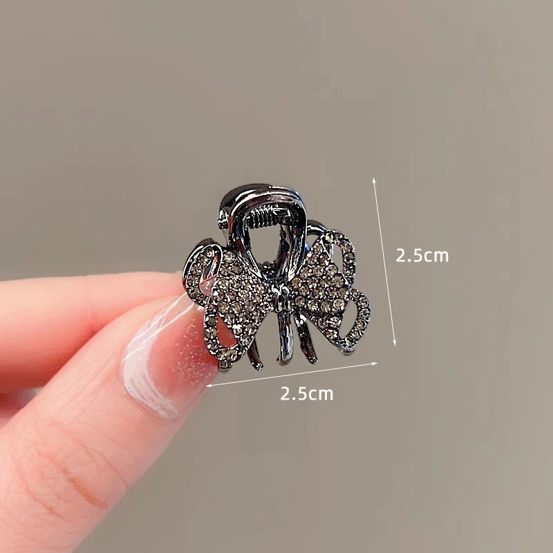 Korean Alloy Rhinestone Hair Claw For Women Elegant - Smarsty