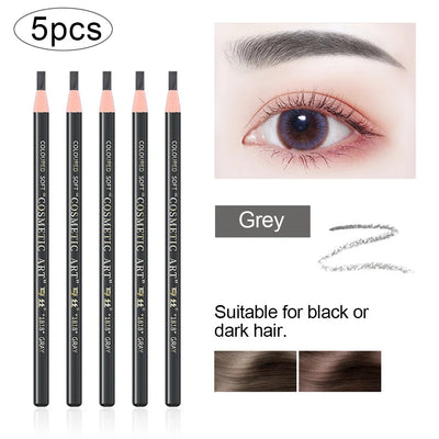 5pcs Waterproof Microblading Eyebrow Pencil Set - Smarsty