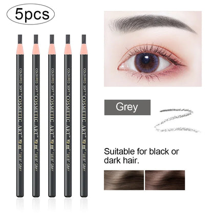 5pcs Waterproof Microblading Eyebrow Pencil Set - Smarsty