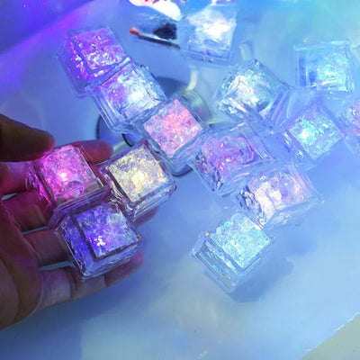 6/12PCS Baby Bath Bathtub LED Light Up Toys Colorful Waterproof Glowing Bath Toys for Boys Girls Infant Birthday Xmas Gift by Smarsty