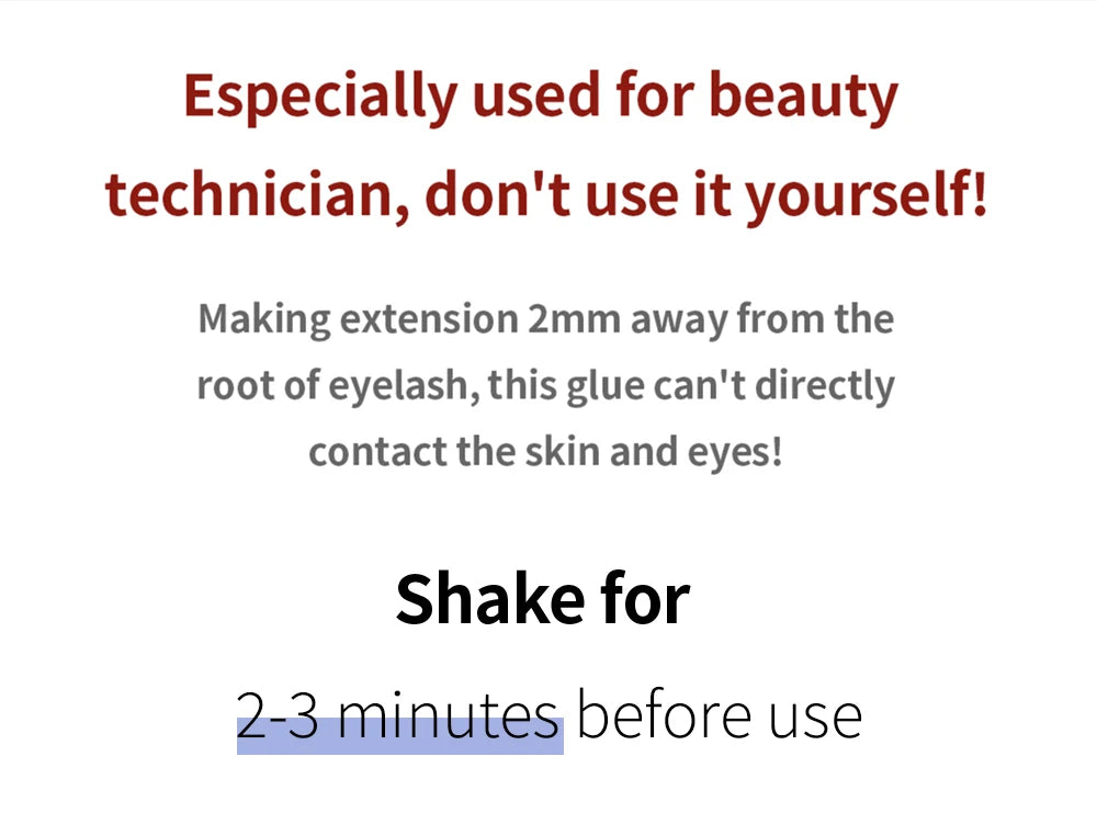 Fast Drying Eyelash Glue for Extensions 5ml - Smarsty