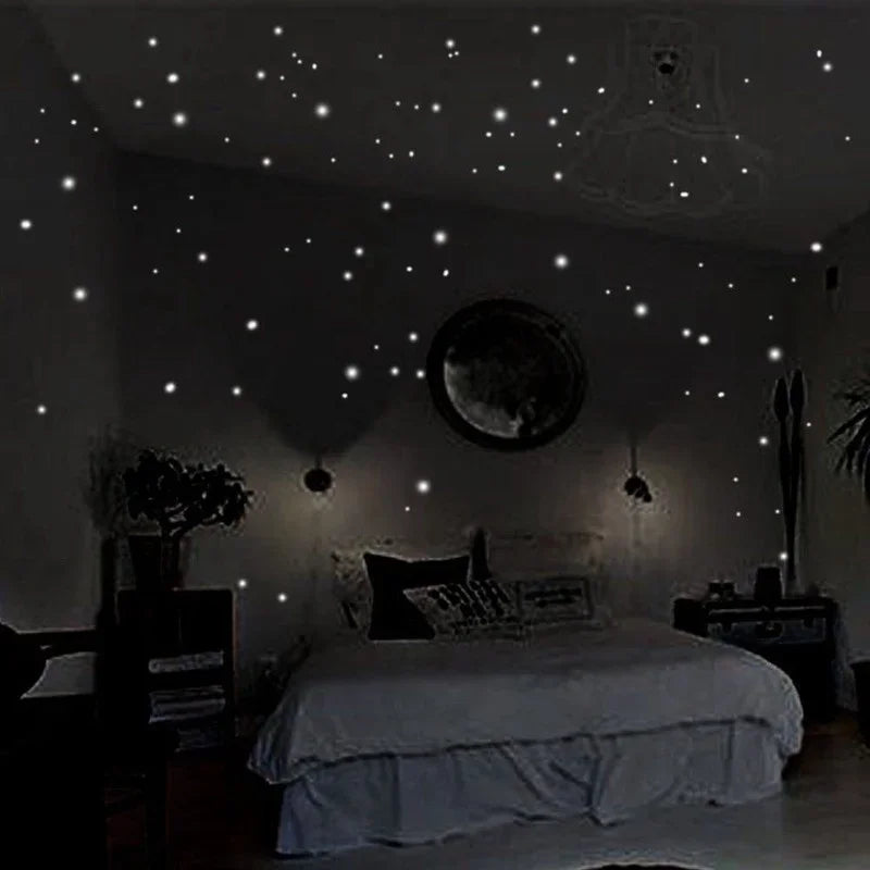 Luminous Glow In The Dark Star Wall Stickers - Smarsty