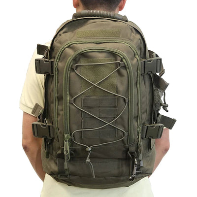 LQARMY 65L Outdoor Tactical Backpack Men's Outdoor Hiking Bag Large Capacity Military Army Bags Travelling Camping Rucksack