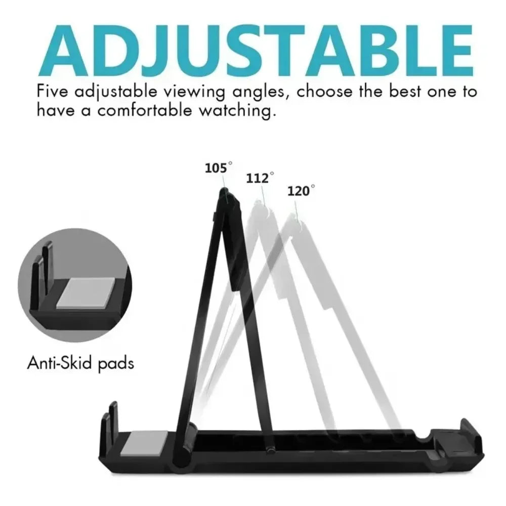 Adjustable Folding Desktop Phone Holder Stand For Tablet - Smarsty