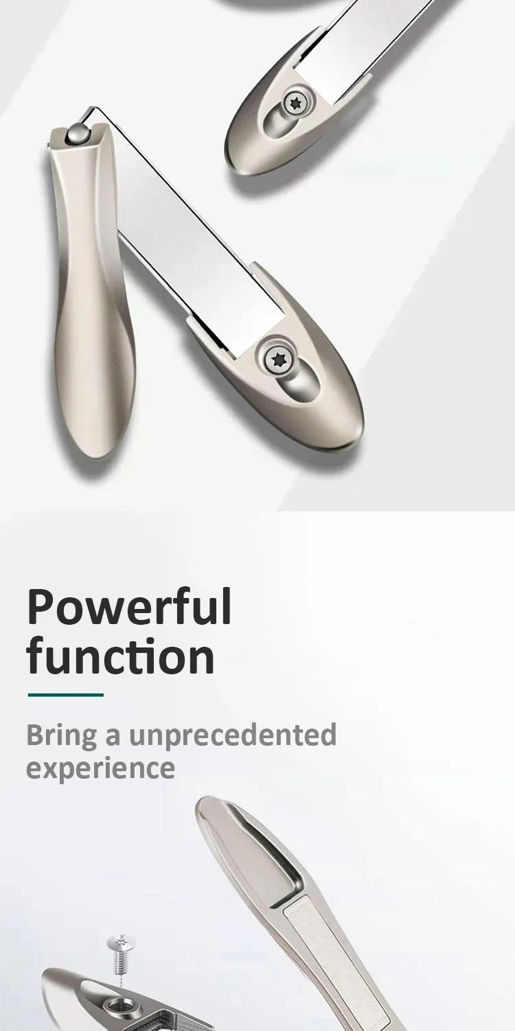 Stainless Steel Nail Clippers with Anti Splash Design - Smarsty