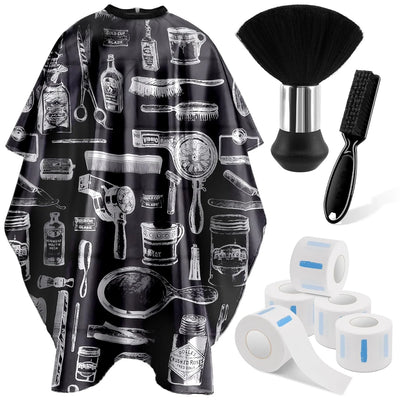 Professional Barber Tools Hair Cutting Set with Cape and Brush - Smarsty