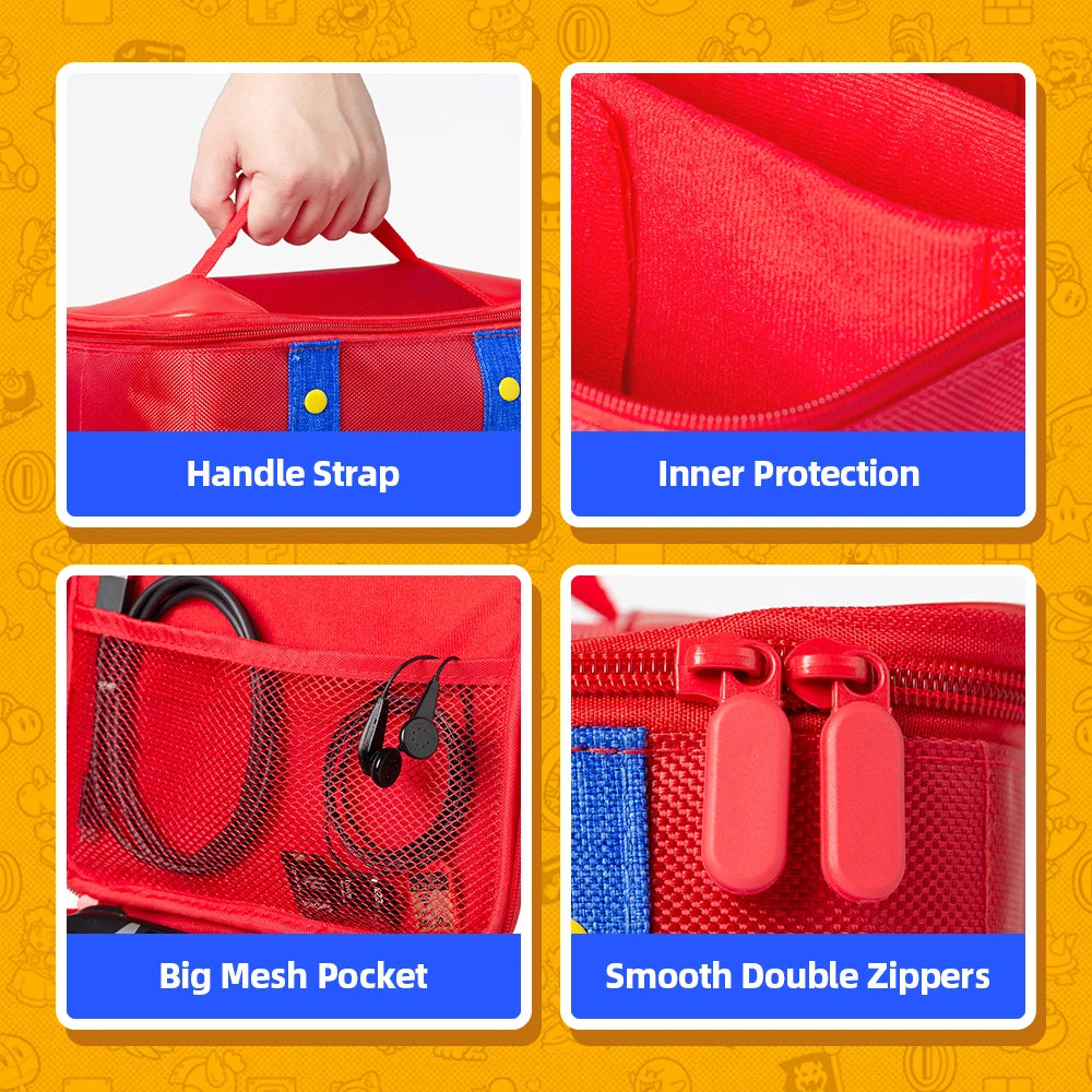 Large Protective Case for Nintendo Switch OLED Travel - Smarsty