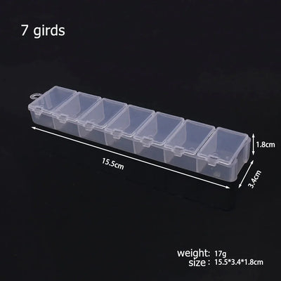 Plastic Storage Box Organizer with Dividers for Jewelry Crafts - Smarsty