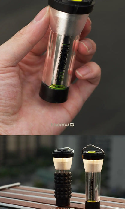 3000mah GZ Lighthouse camping light Super Long Battery Life LED Camping Tent Hiking Atmosphere Lamp Tower Flashlight