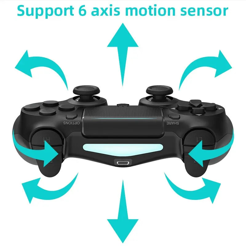 Bluetooth Game Controller for PS4 with Dual Vibration - Smarsty