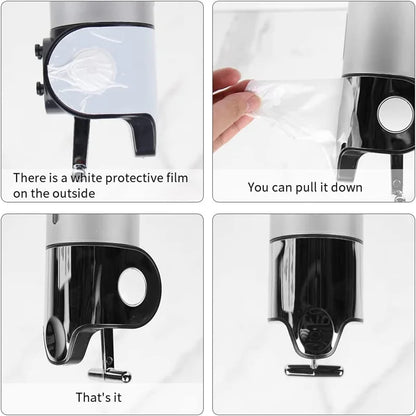Wall Mounted Liquid Soap Dispenser for Bathroom Convenience - Smarsty
