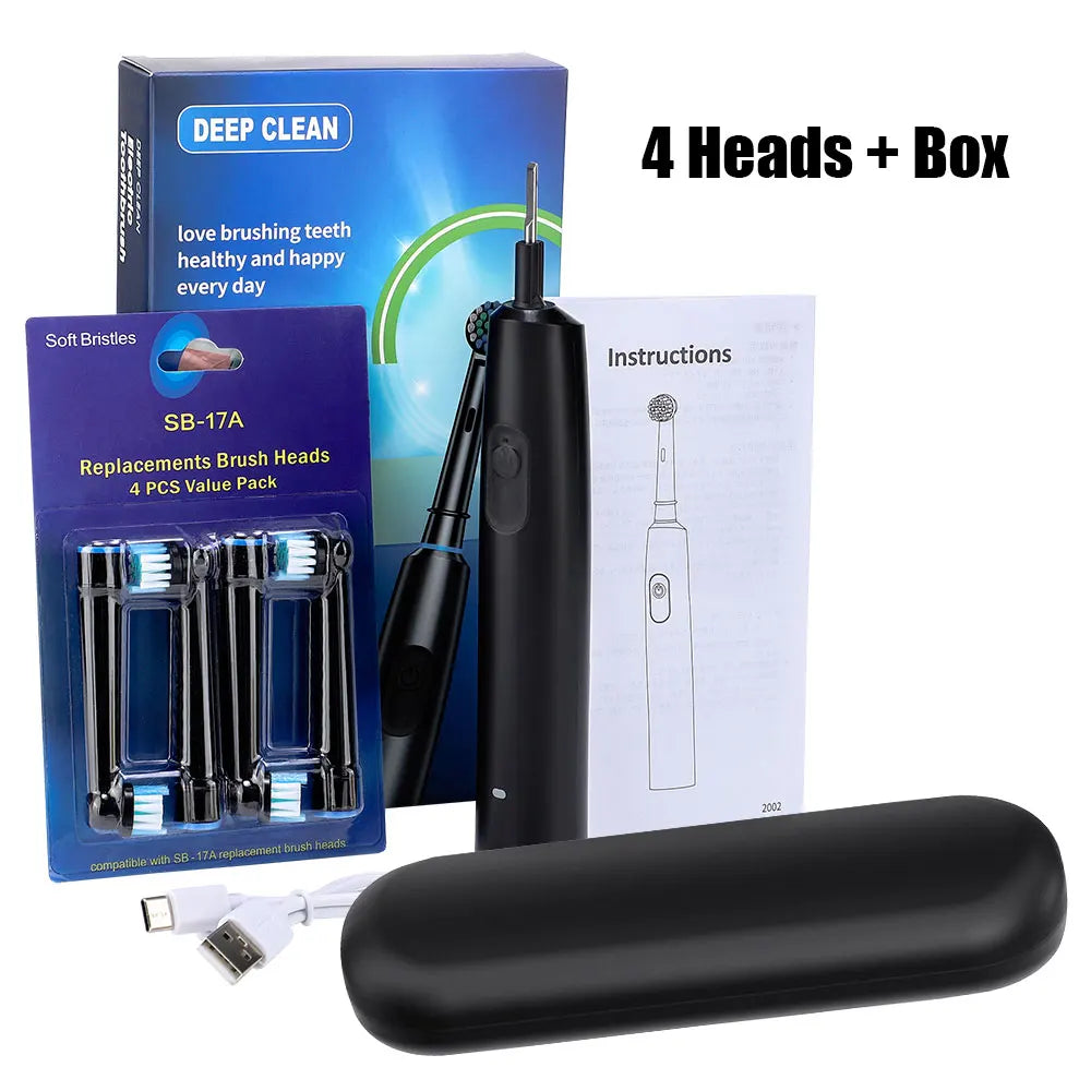 Waterproof Electric Toothbrush with 5 Cleaning Modes - Smarsty