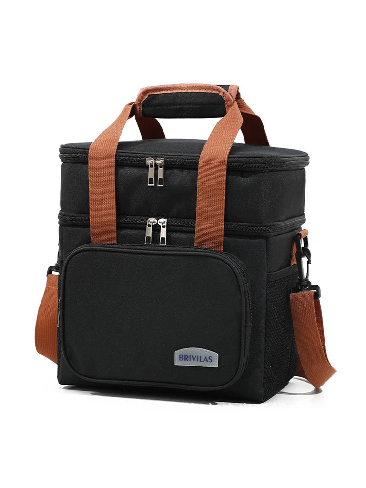 Crossbody Insulated Lunch Bag With Large Capacity Waterproof - Smarsty