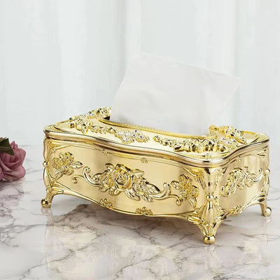 European tissue box, high-end hotel restaurant napkin extraction box, kitchen and living room tabletop tissue storage box by Smarsty