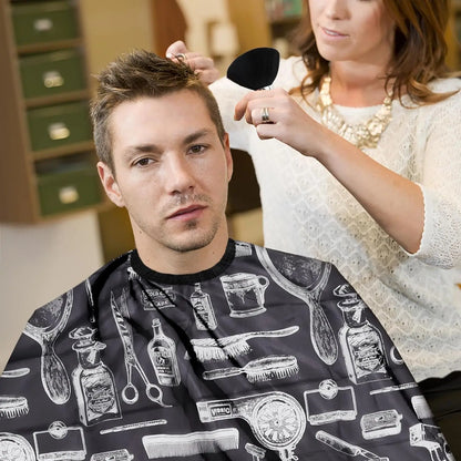 Professional Barber Tools Hair Cutting Set with Cape and Brush - Smarsty