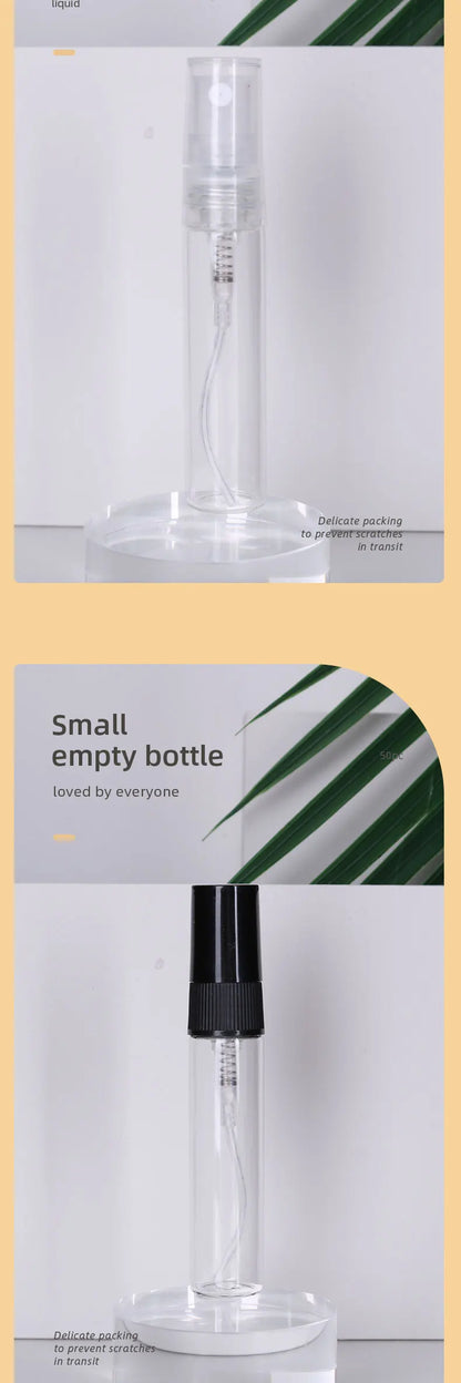 5ml Transparent Glass Perfume Spray Bottle Travel Size - Smarsty