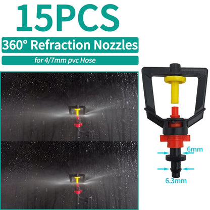 Adjustable Micro Spray Watering Dripper for Gardens - Smarsty