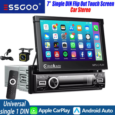 Single 1 din car radio 7 inch HD Autoradio multimedia player 1DIN WIFI GPS car audio car audio MP5 Bluetooth USB TF FM camera