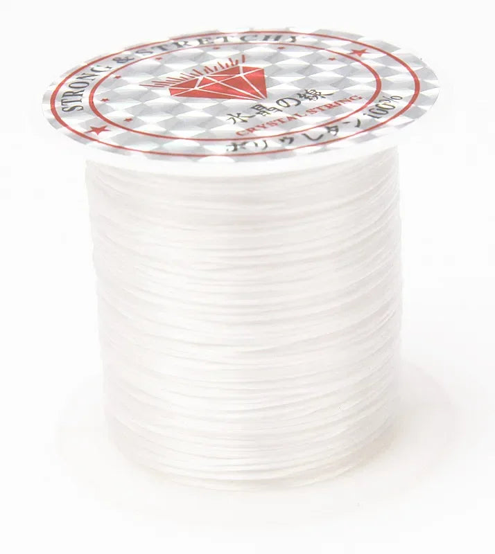 Strong Elastic Beading Cord 1mm 10m Durable Stretch - Smarsty