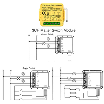 Matter WiFi Smart Switch Module For Home Automation - Smarsty