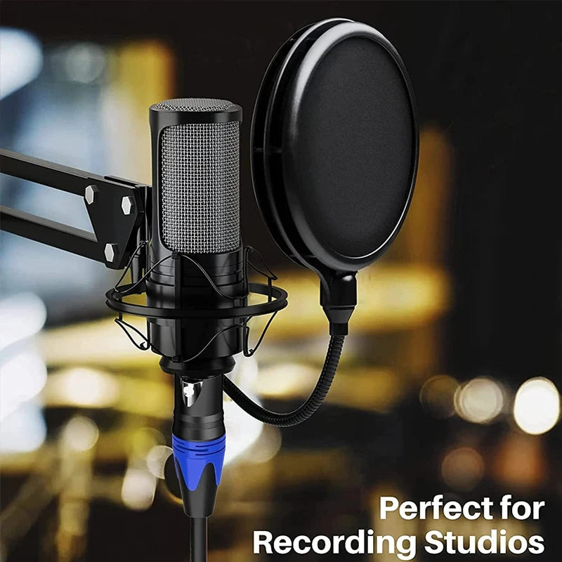 XLR Male to Female Cable for Professional Audio Extension - Smarsty