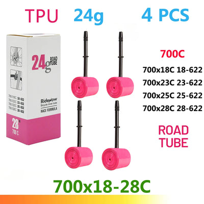 RideNow TPU Bike Inner Tube 700C 700x18 23 25 28 32 35 37 40 47C Road Bicycle Tire MTB Bike Camera 29x1.5 1.75 1.9 pneu aro - Smarsty