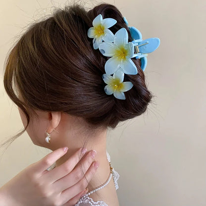 Sunflower Hair Clip Secure Beach Ponytail Accessory - Smarsty