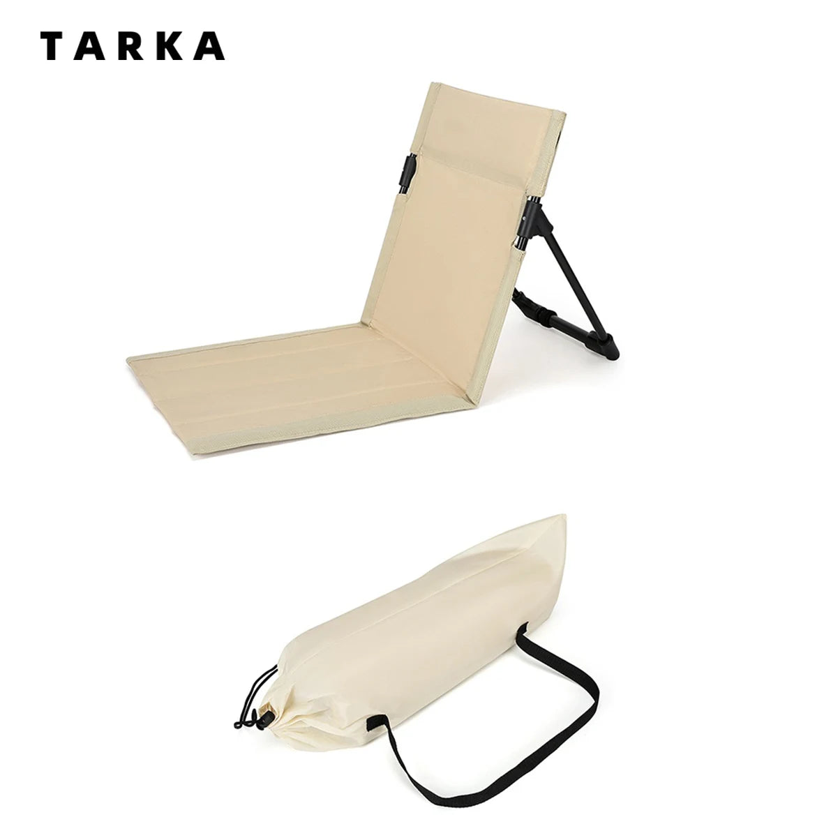 TARKA Camping Single Lazy Chair Park Backrest Relaxing Chairs Lightweight Folding Chairs Outdoor Foldable Beach Picnic Chairs