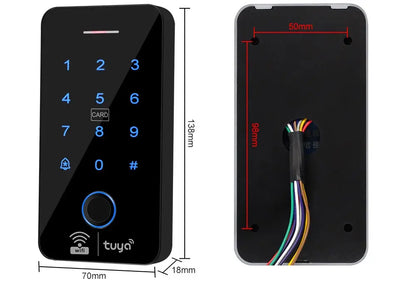 WiFi Tuya Fingerprint Access Controller Waterproof System - Smarsty