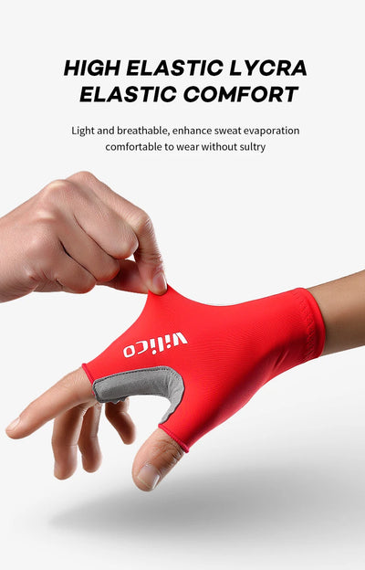 Breaking Wind Cycling Half Finger Gloves Anti-slip Bicycle Mittens Racing Road Bike Glove MTB Biciclet Guantes by Smarsty