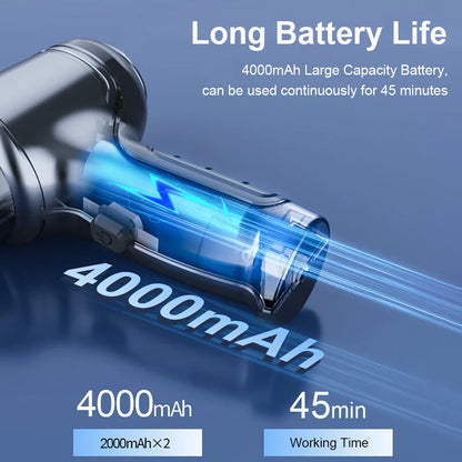 Wireless Handheld Car Vacuum Strong 95000PA Suction - Smarsty