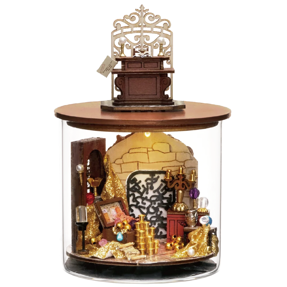 Mini DIY kit for doll house making and assembling room models toys home and bedroom decorations with furniture wooden crafts by Smarsty