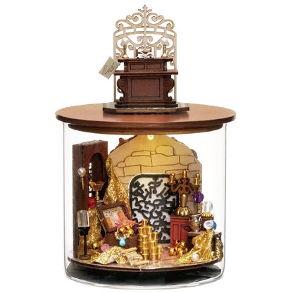 Mini DIY kit for doll house making and assembling room models toys home and bedroom decorations with furniture wooden crafts by Smarsty