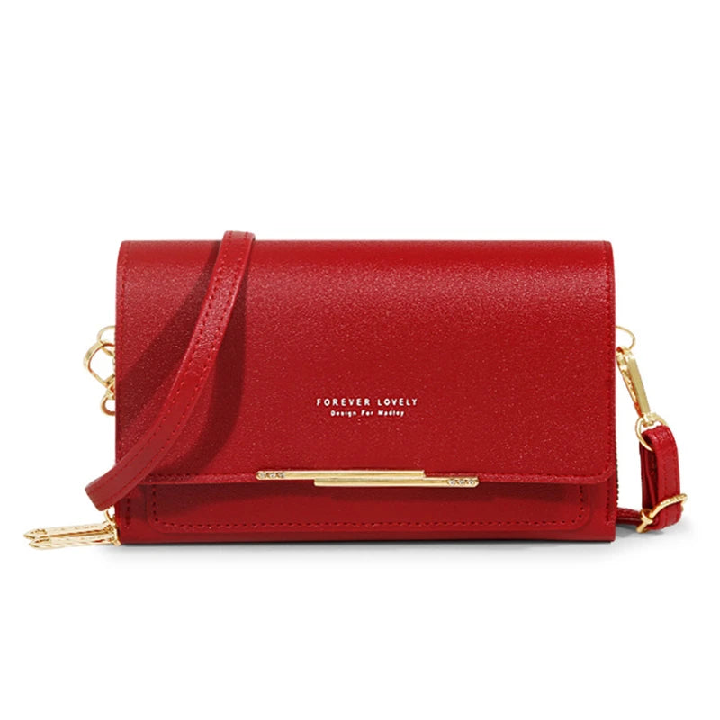 Women's Wallet Korean Handbag Multi Card Large Capacity Casual Shoulder Bag Mobile Phone Packet Fashion New Style - Smarsty