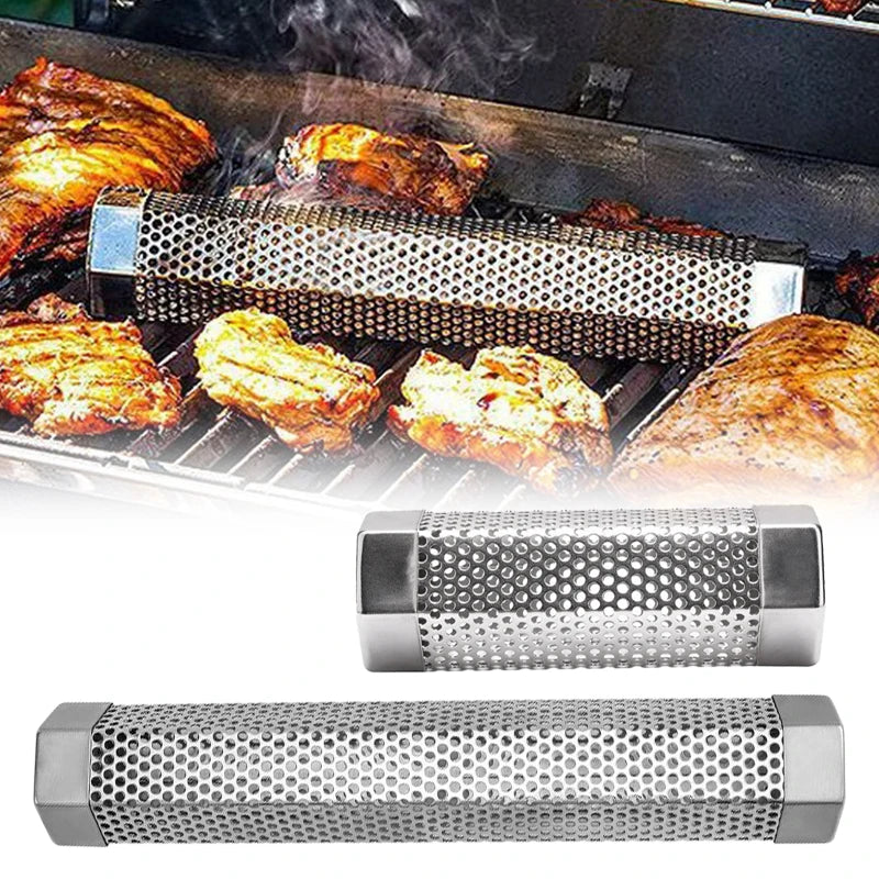 Stainless Steel Pellet Smoker Tube for BBQ Cooking - Smarsty