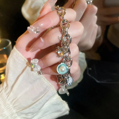 Starfish Shell Conch Bracelet for Women Summer Beach Jewelry - Smarsty
