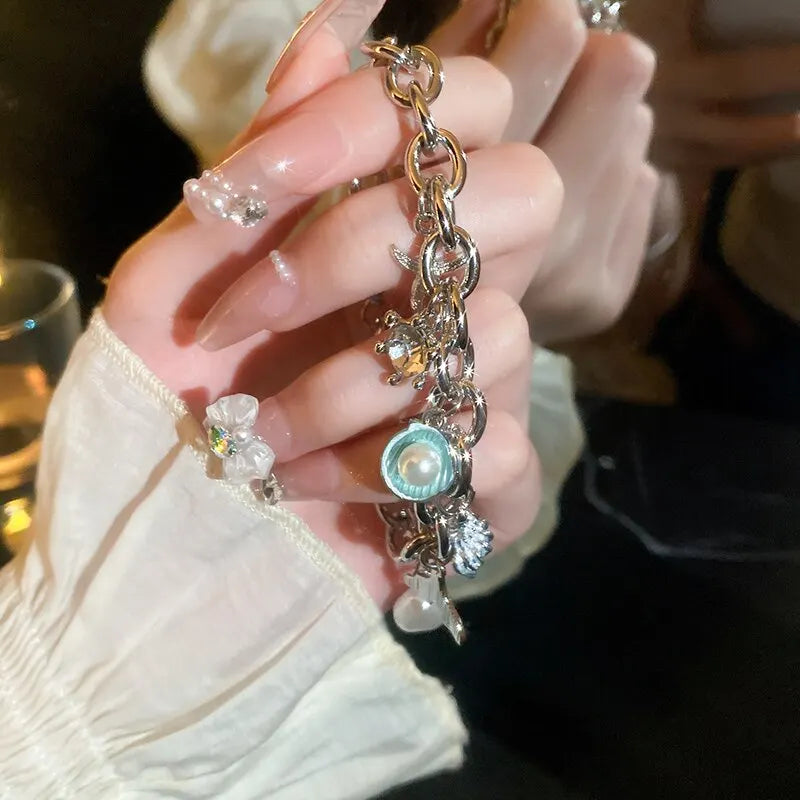 Starfish Shell Conch Bracelet for Women Summer Beach Jewelry - Smarsty
