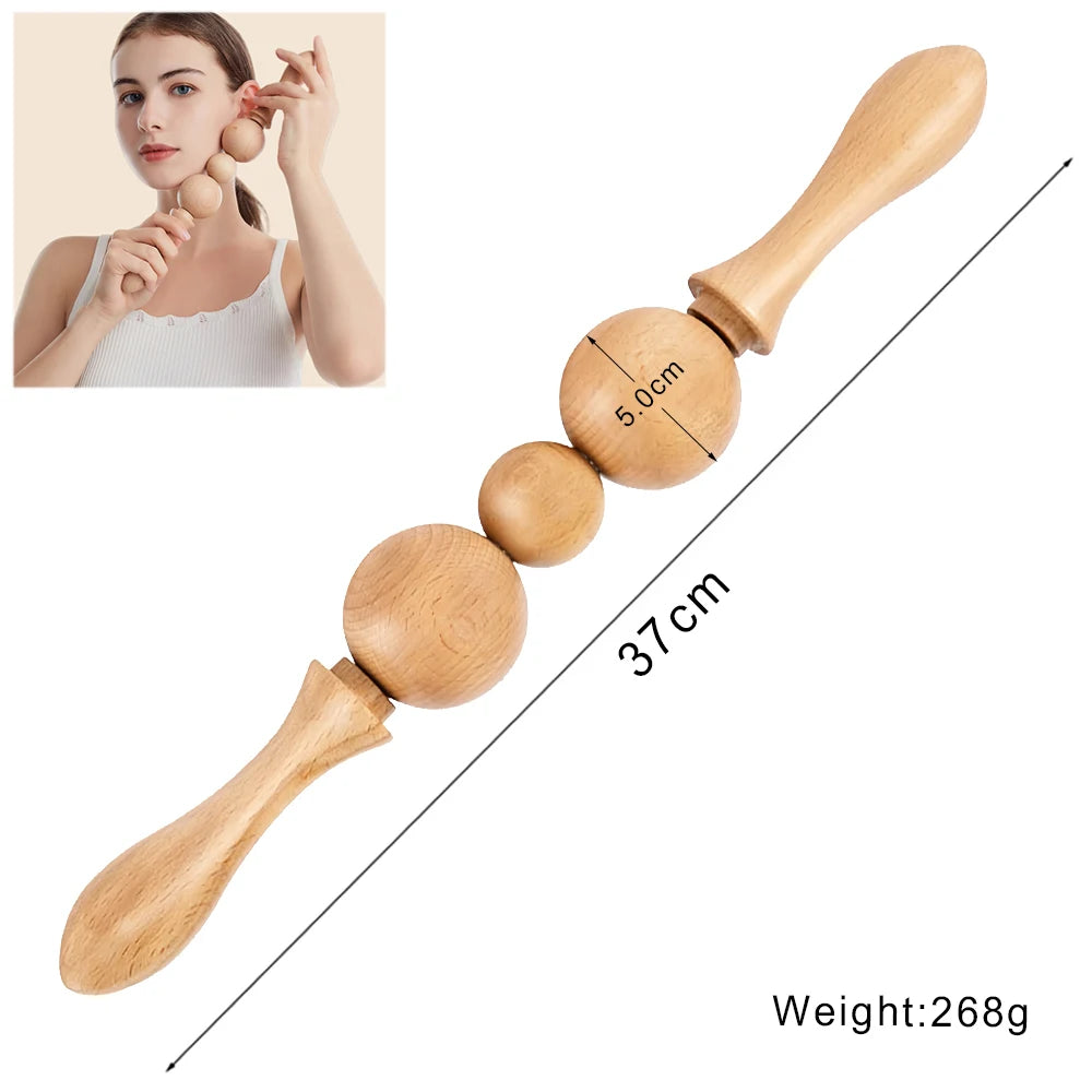 Wooden Lymphatic Drainage Massage Tools for Body Shaping - Smarsty