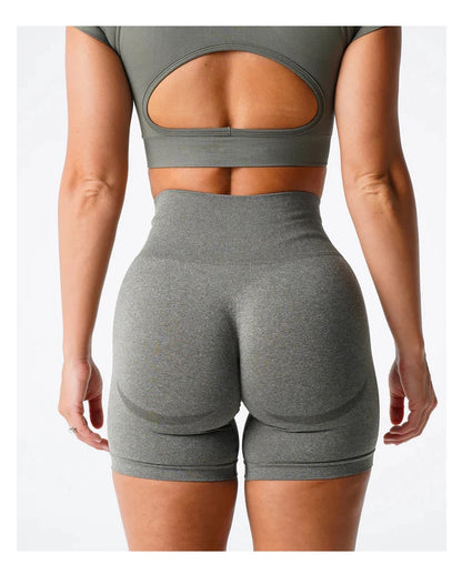 TKITK Seamless Shorts Women  Workout Shorts Fitness Sports Short Gym Yoga Shorts Yoga pants leggings cycling shark pants - Smarsty
