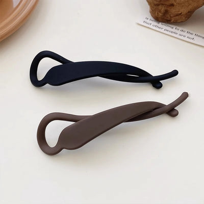 Elegant Banana Clips for Stylish Ponytails - 2 Pack - Smarsty