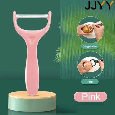 JJYY Fruit Peeling Knife Stainless Steel Peeler Peeling Apples Kitchen Vegetable Fruit Sharp Peeler Potato Peeler by Smarsty