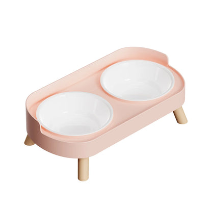 Colorful Double Bowl for Dogs and Cats with Large Capacity - Smarsty