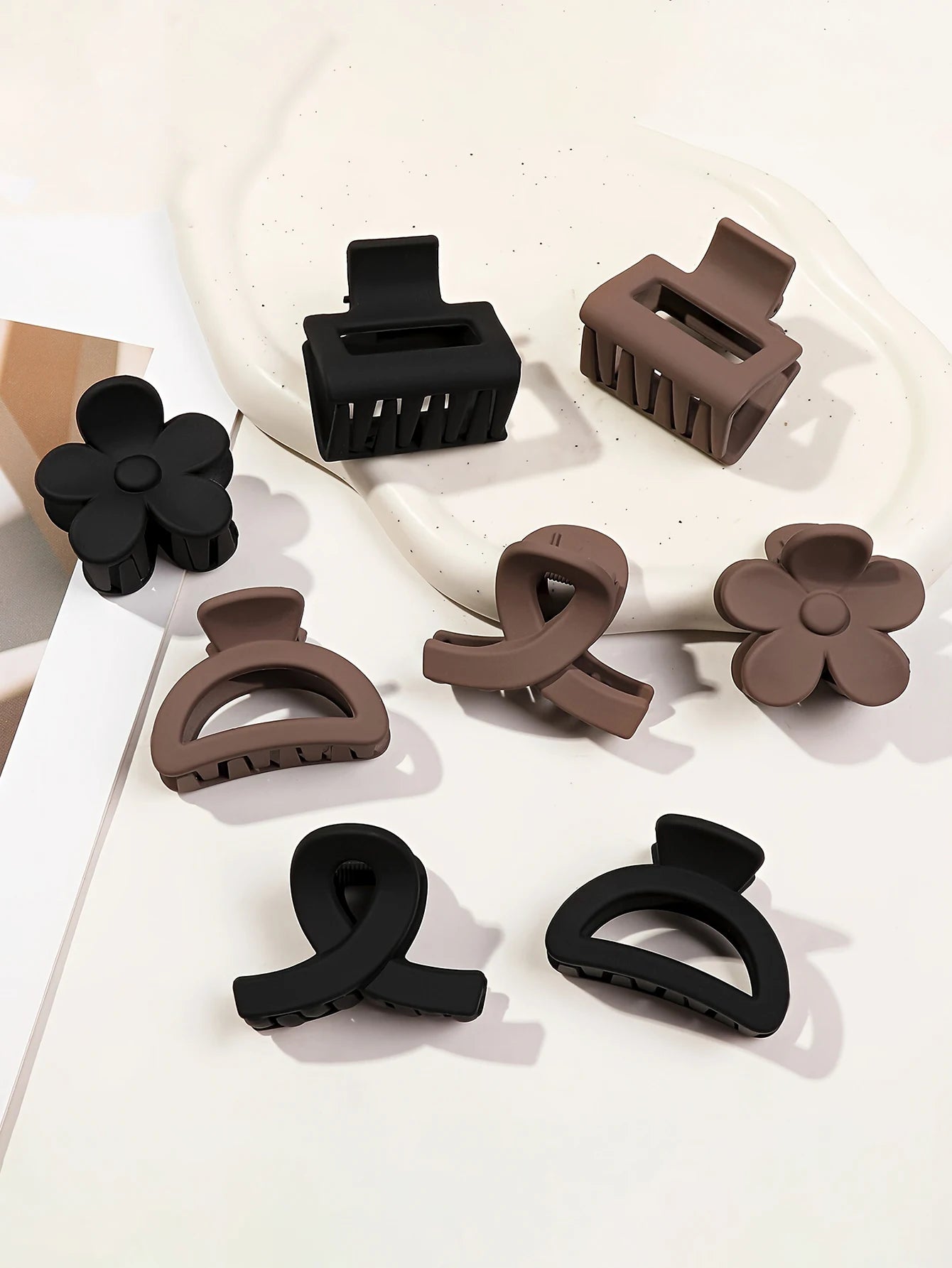 Small Flower Hair Claw Clips For Thin Hair Secure Hold - Smarsty