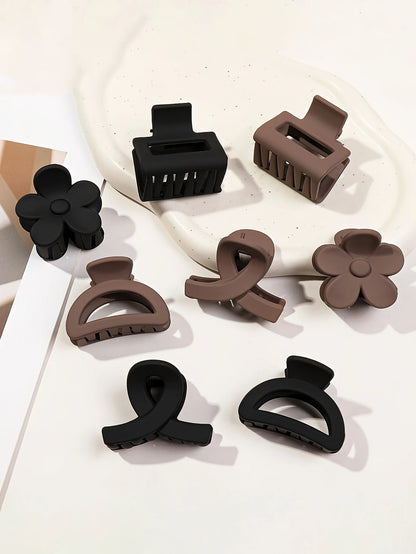 Small Flower Hair Claw Clips For Thin Hair Secure Hold - Smarsty