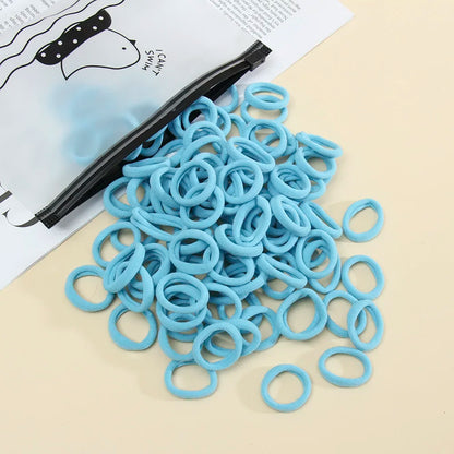 50 Pack Seamless Hair Ties Gentle No Damage Elastic - Smarsty